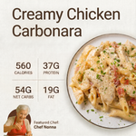*Creamy Chicken Carbonara
