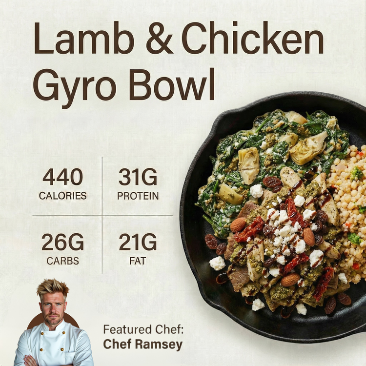 *Lamb & Chicken Gyro Bowl