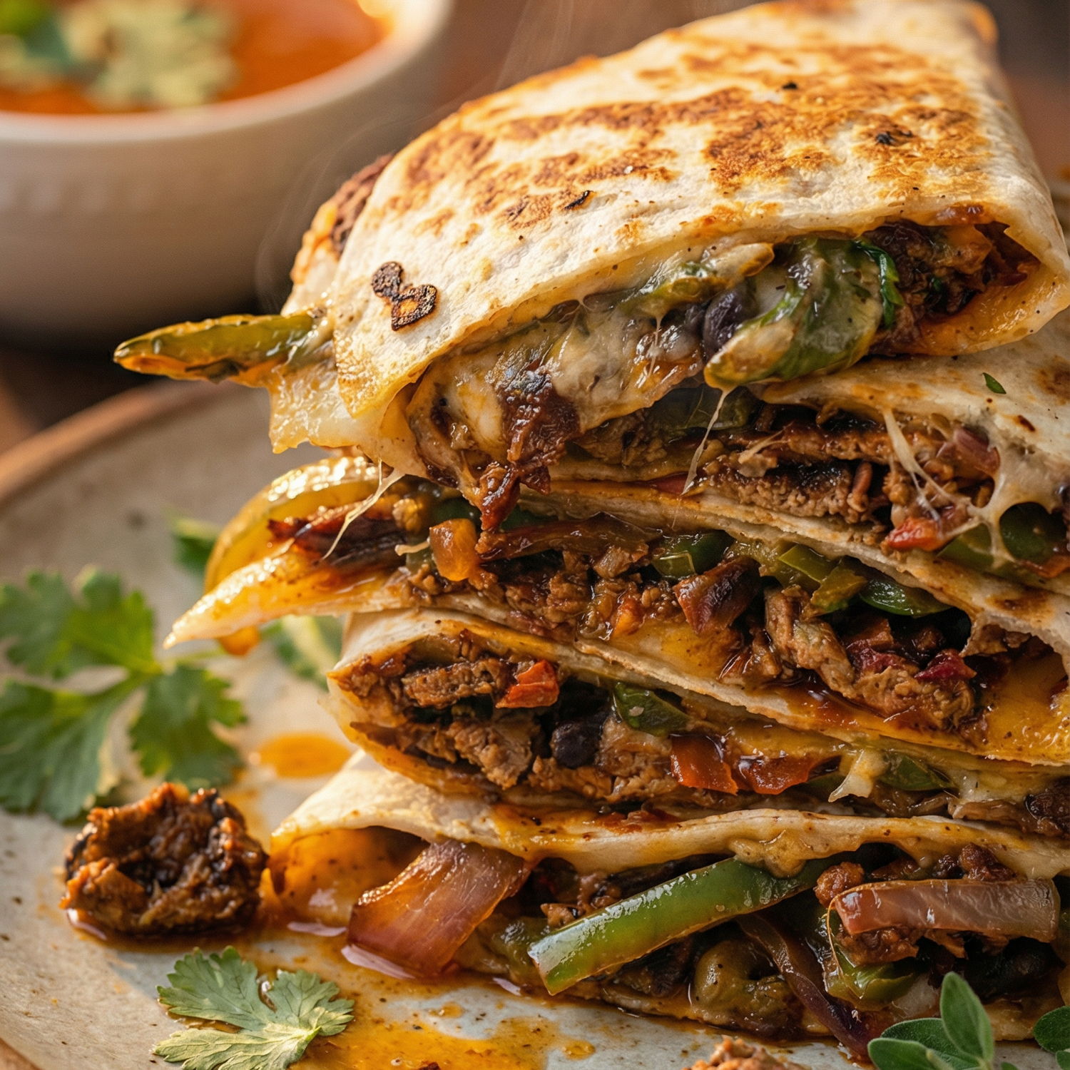 *Double Barrel Quesadilla