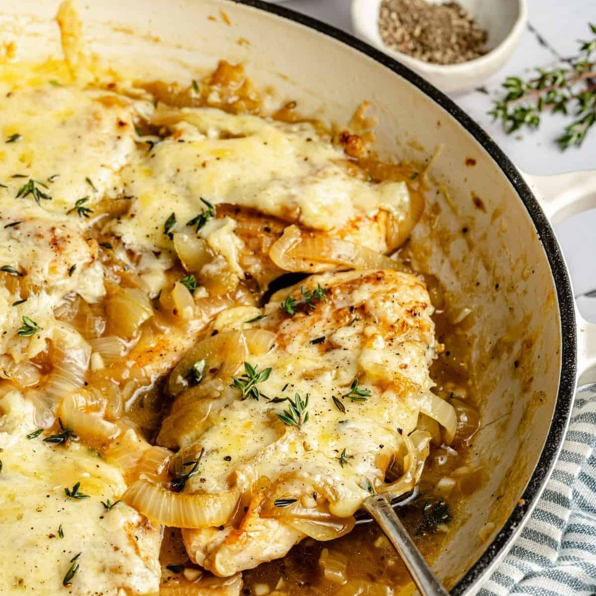 *French Onion Chicken Bake