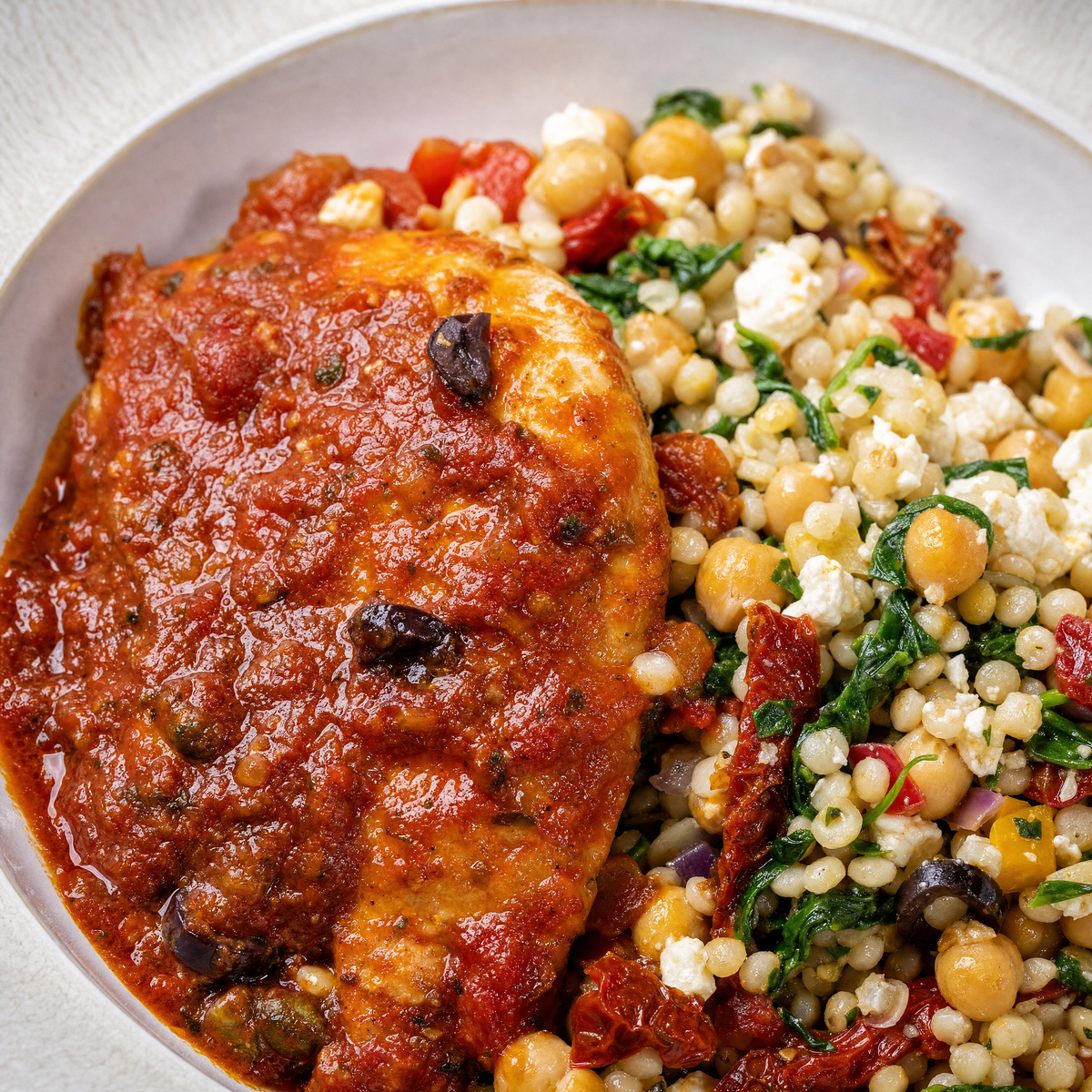 *Mediterranean Chicken & Couscous