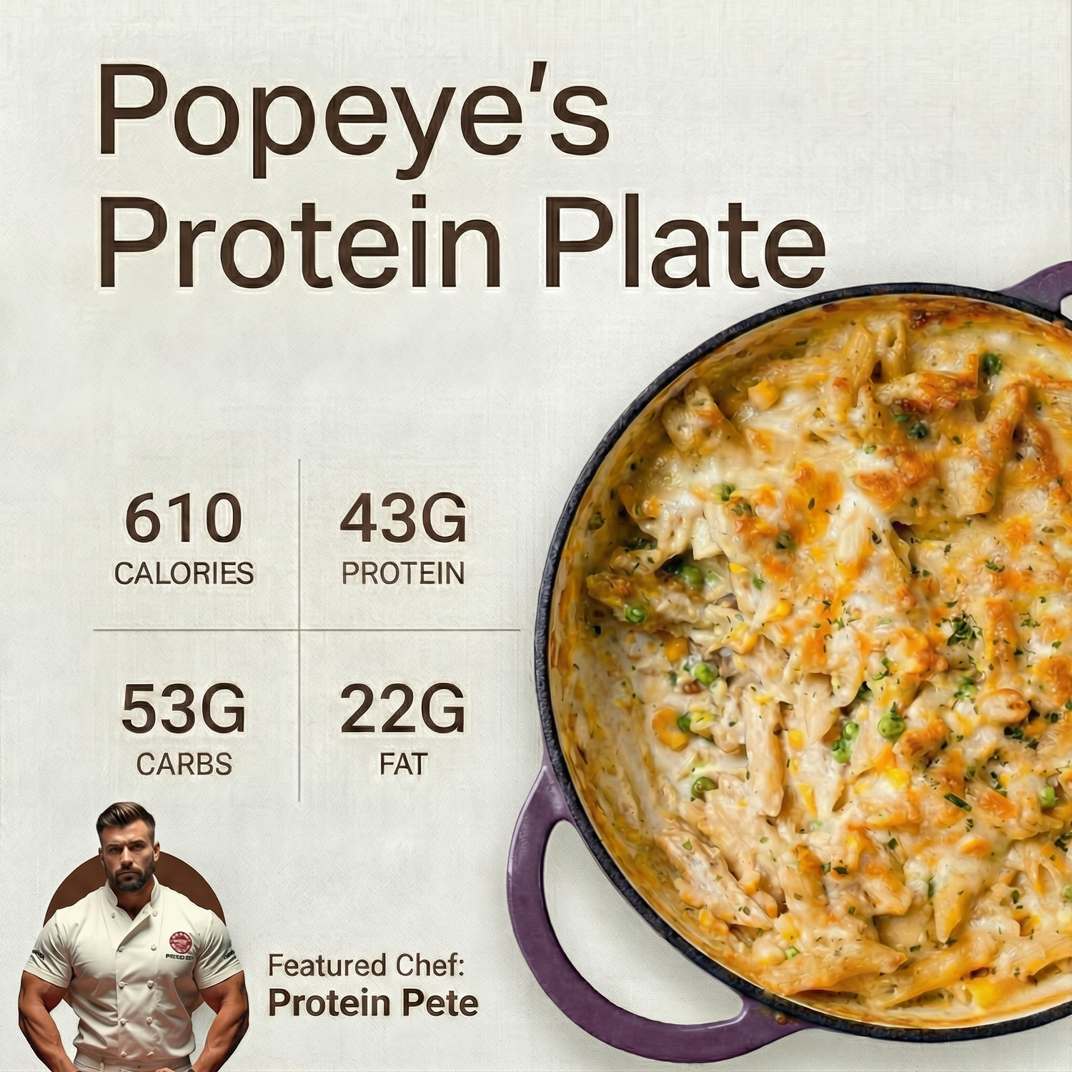 *Popeye's Protein Plate