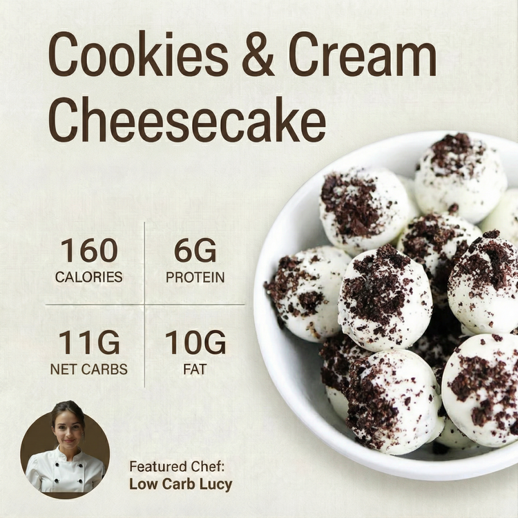 *Cookies & Cream Cheesecake (6pk)