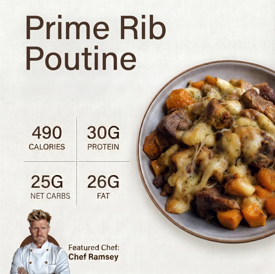 *Prime Rib Poutine